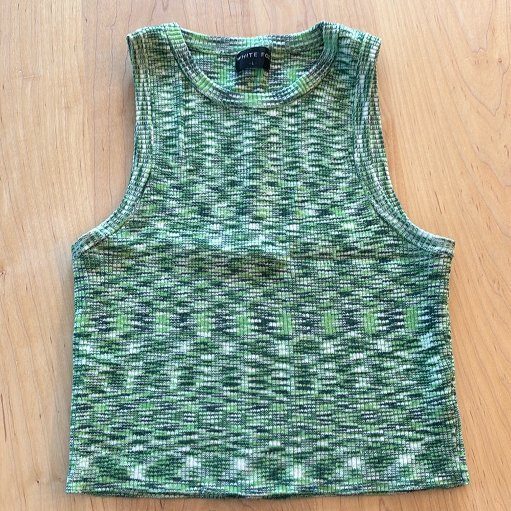Green tank top